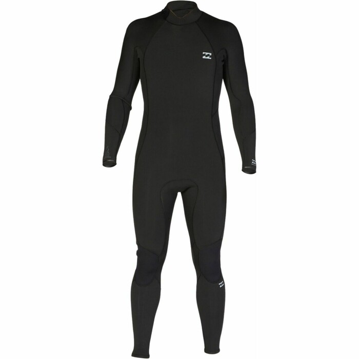 2024 Billabong Mens Absolute 3/2mm Back Zip Wetsuit ABYW100189 - Black